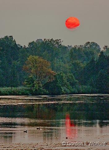 Humid Sunrise_21754.jpg - Rideau Canal Waterway photographed near Smiths Falls, Ontario, Canada.